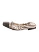 Brunello Cucinelli Monili Leather Ballet Flats