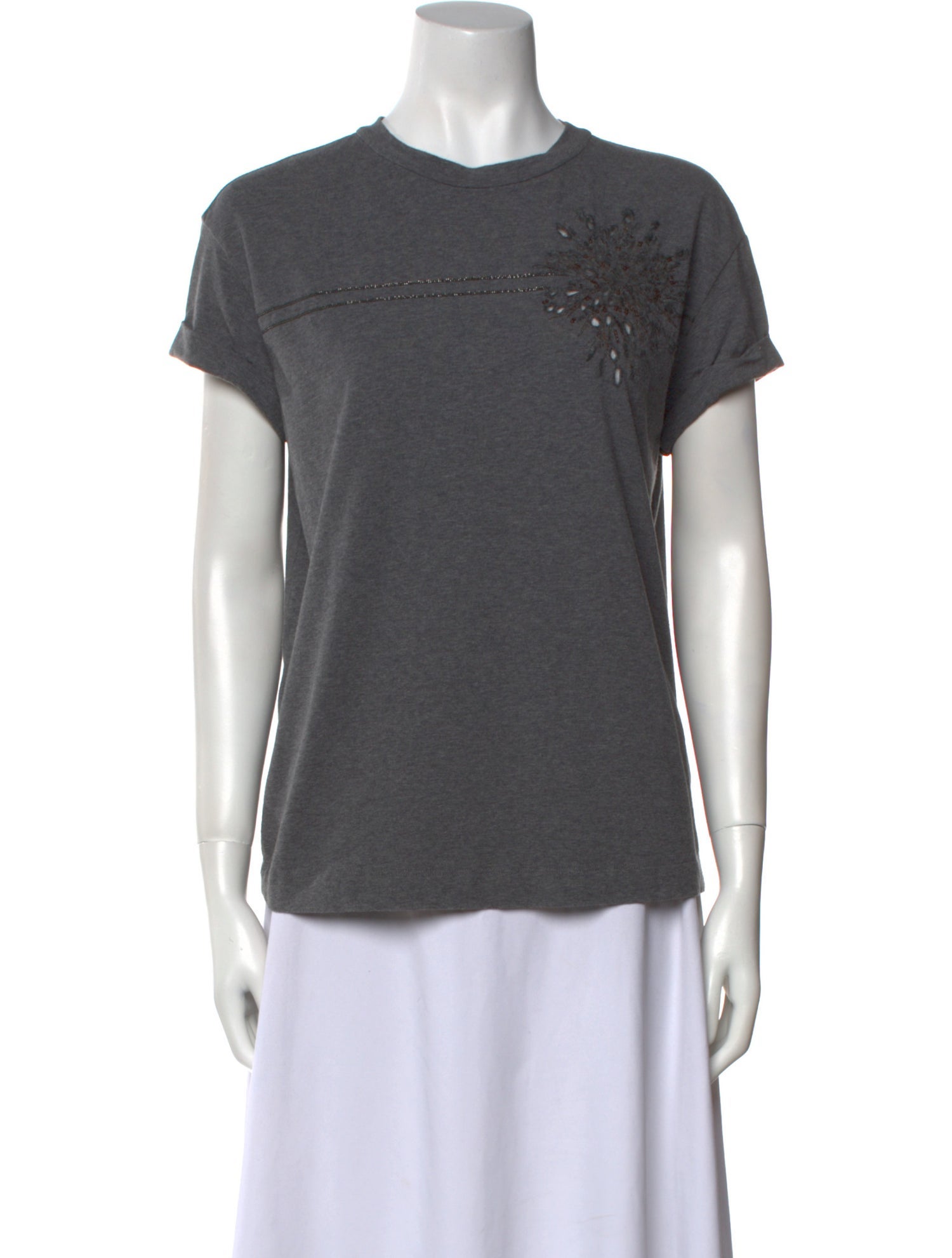 Brunello Cucinelli Crew Neck Short Sleeve T-Shirt