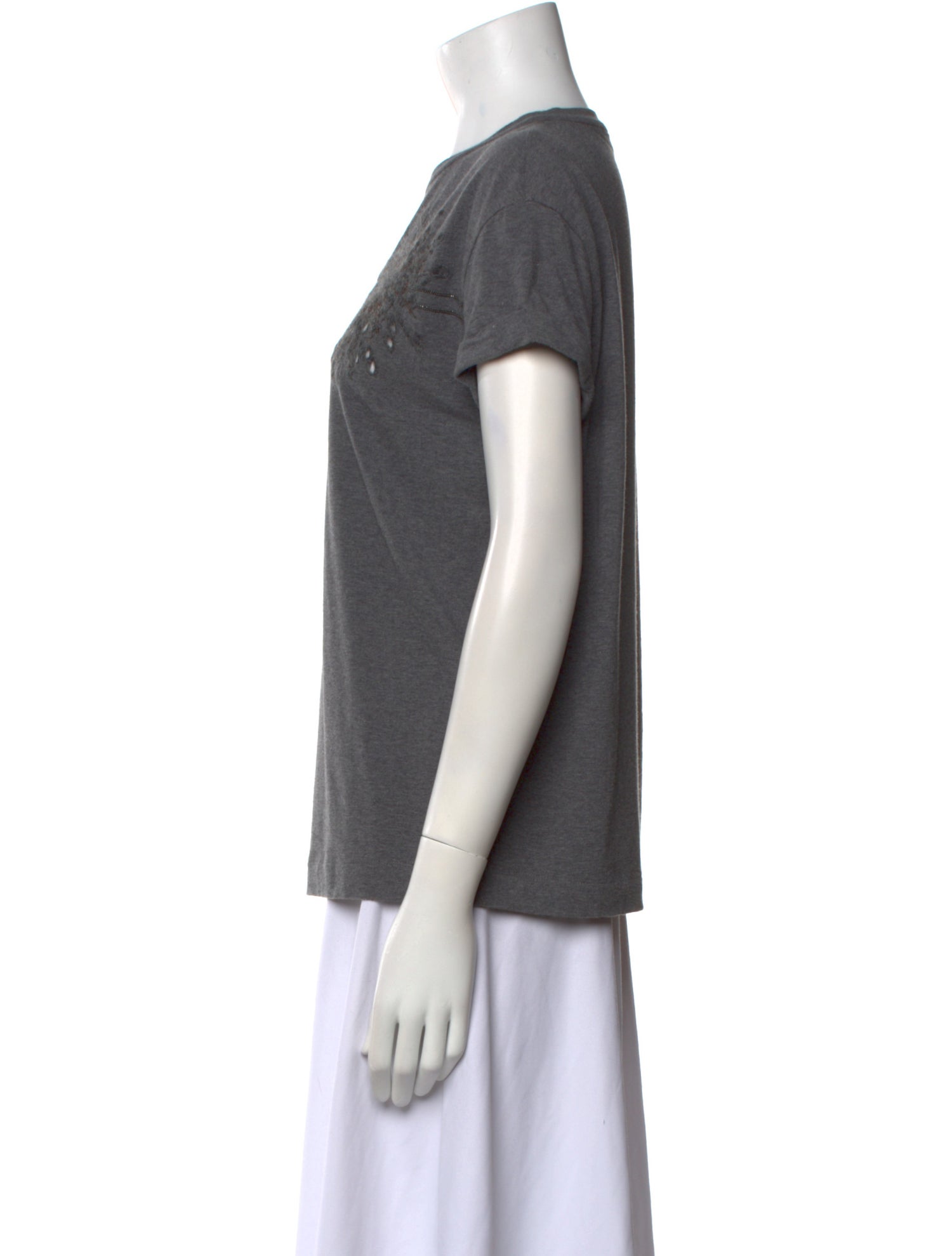 Brunello Cucinelli Crew Neck Short Sleeve T-Shirt