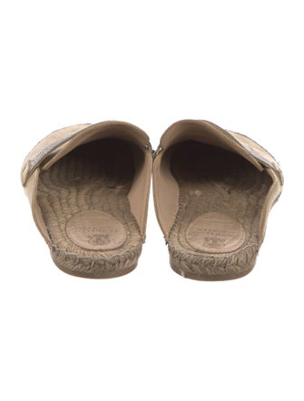 Brunello Cucinelli Monili Leather Mules