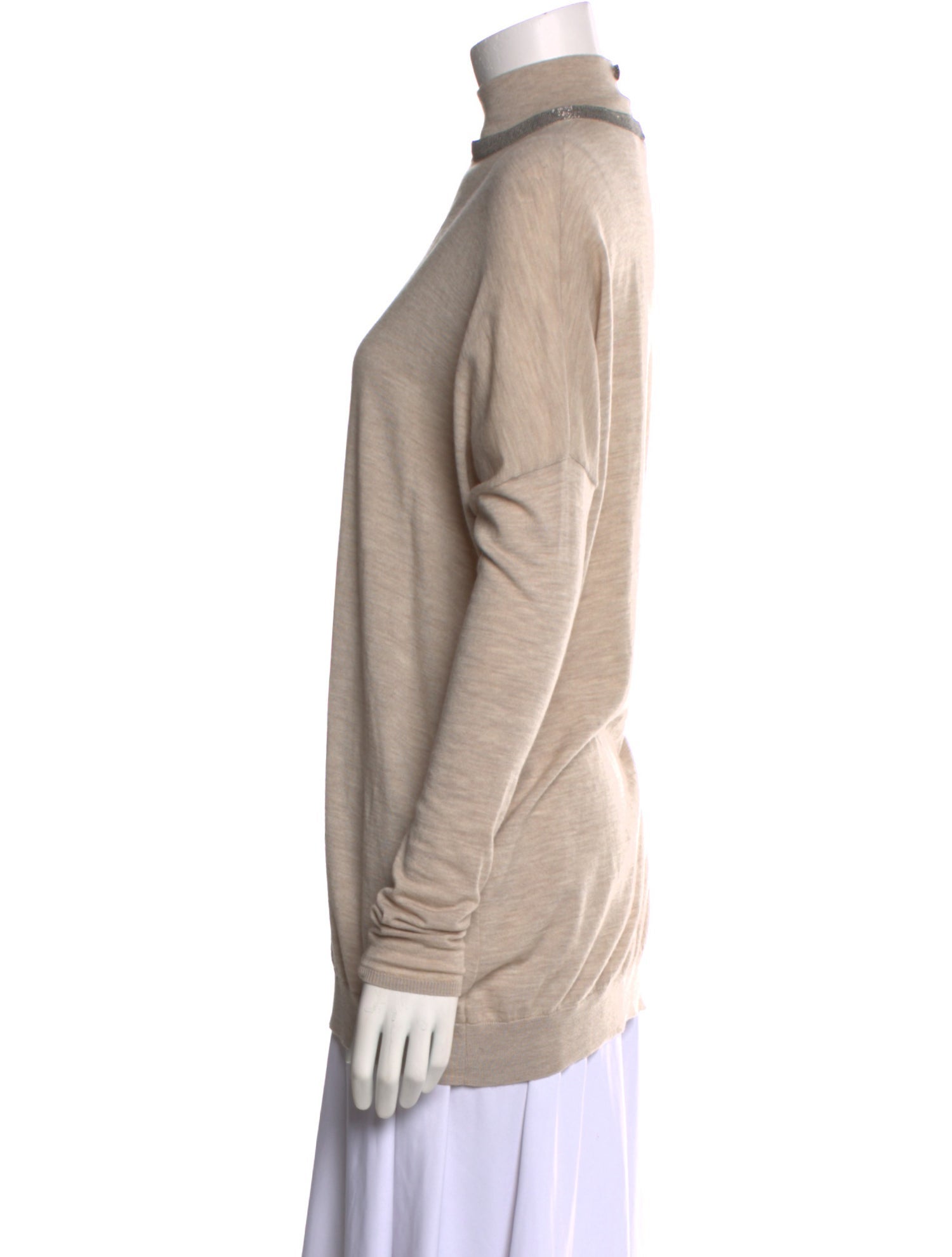 Brunello Cucinelli Virgin Wool Turtleneck Sweatshirt