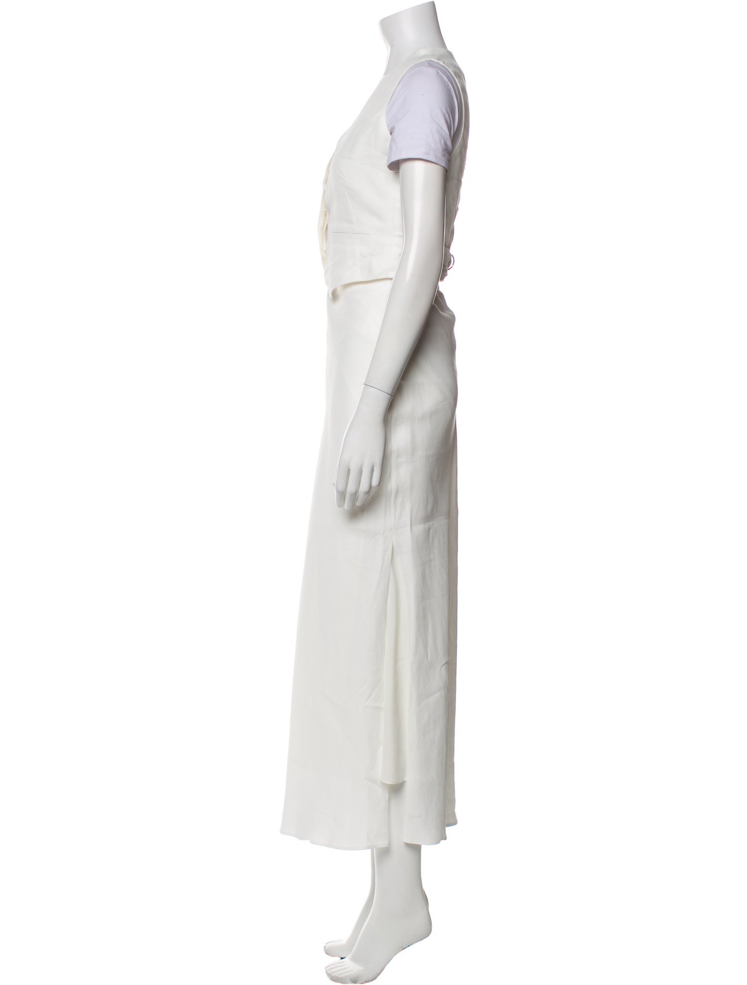 Brunello Cucinelli Cutout Accent Skirt Set