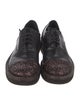 Brunello Cucinelli Leather Glitter Accents Oxfords