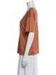 Brunello Cucinelli Linen V-Neck T-Shirt
