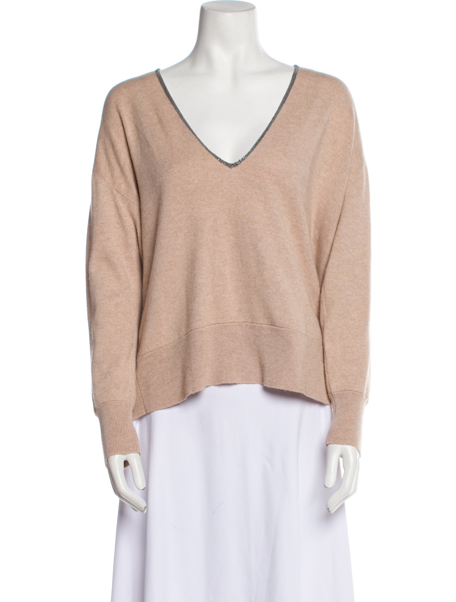 Brunello Cucinelli Cashmere V-Neck Sweater