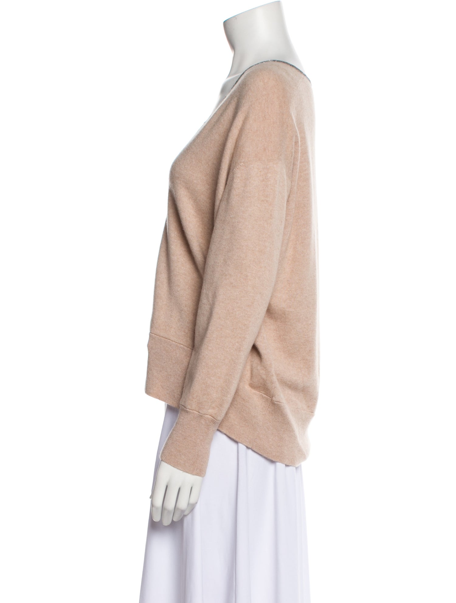 Brunello Cucinelli Cashmere V-Neck Sweater