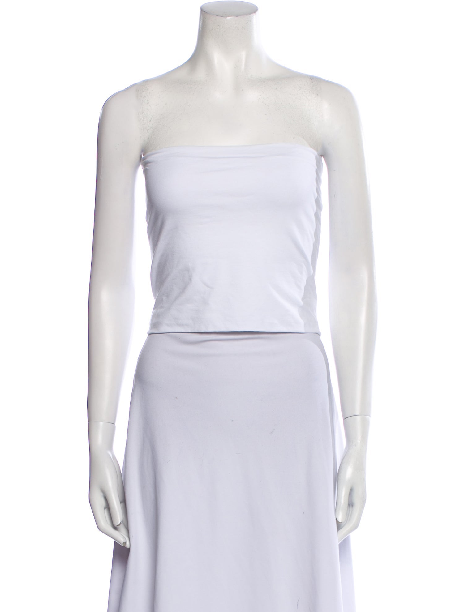 Brunello Cucinelli Strapless Crop Top