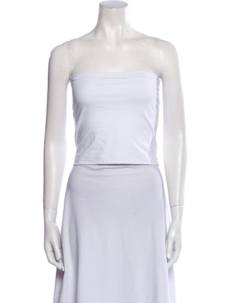 Brunello Cucinelli Strapless Crop Top