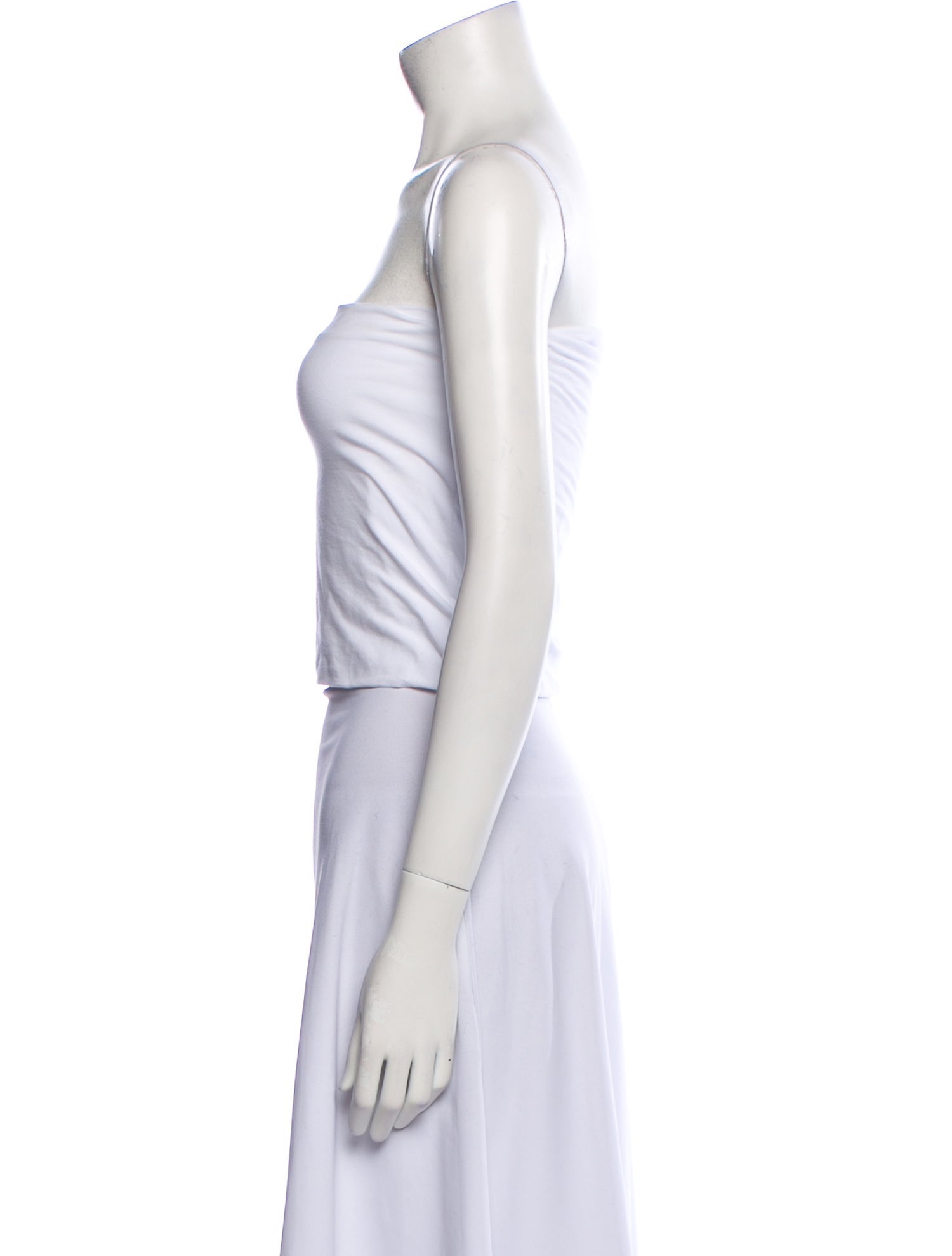 Brunello Cucinelli Strapless Crop Top