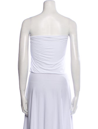 Brunello Cucinelli Strapless Crop Top