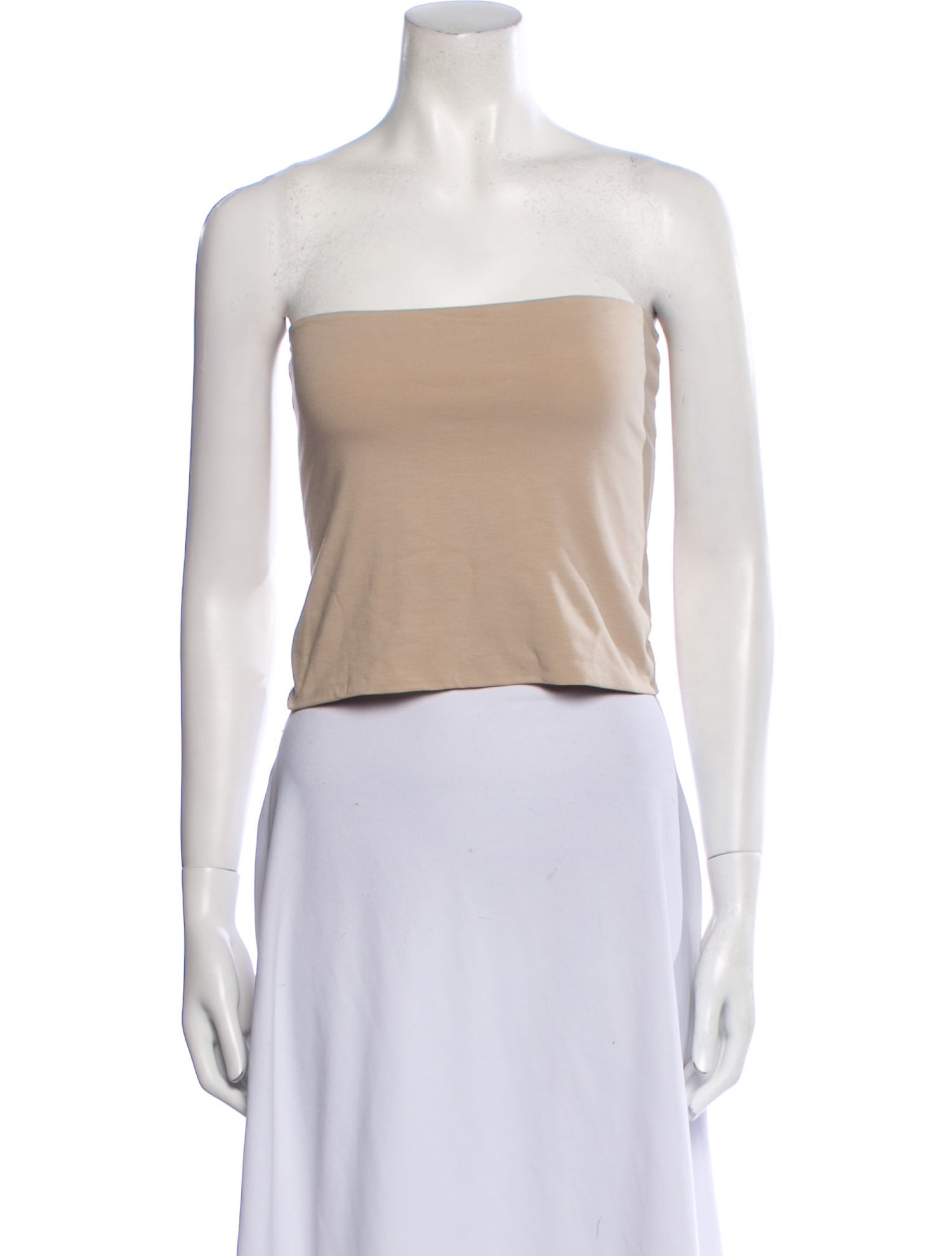 Brunello Cucinelli Strapless Crop Top