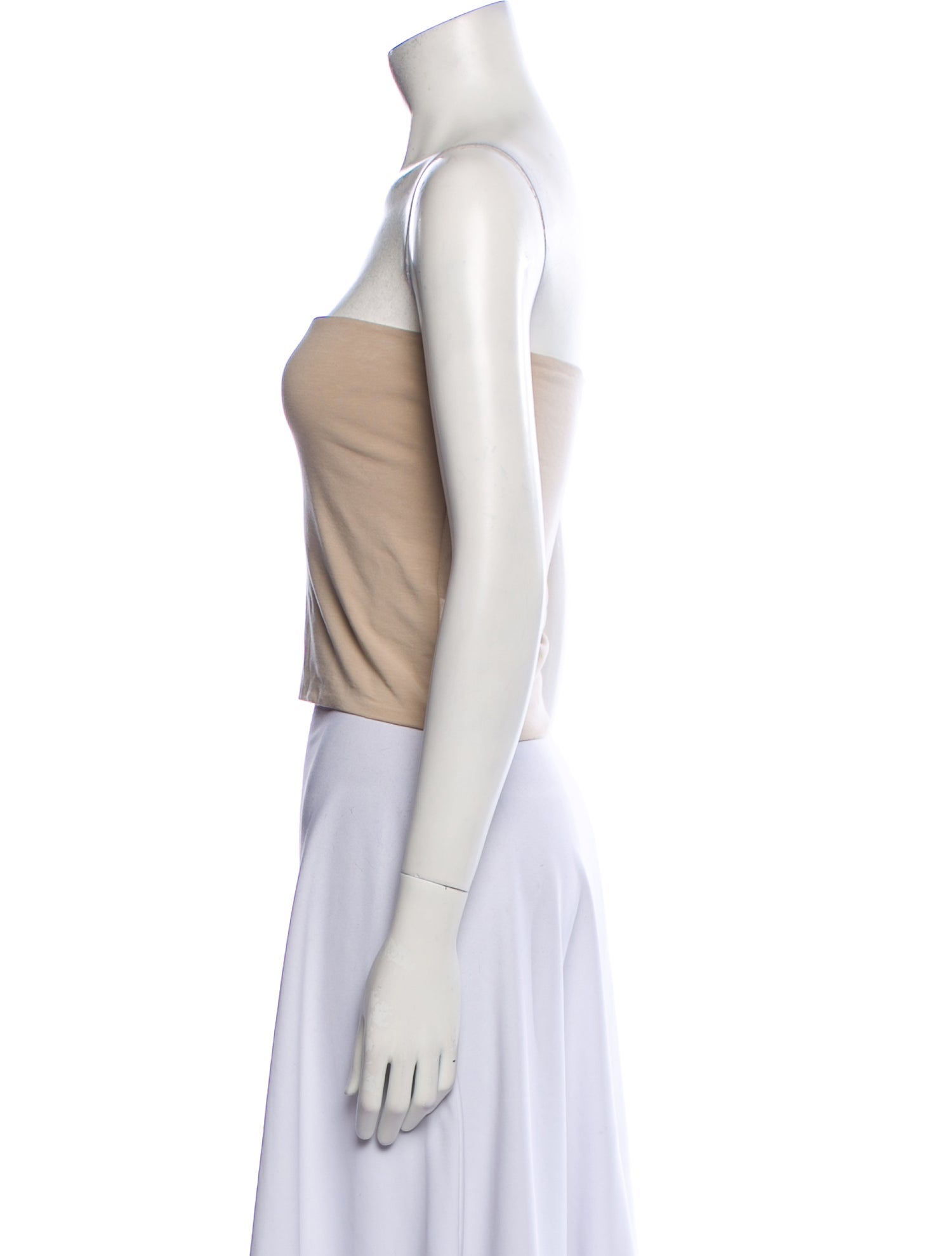 Brunello Cucinelli Strapless Crop Top