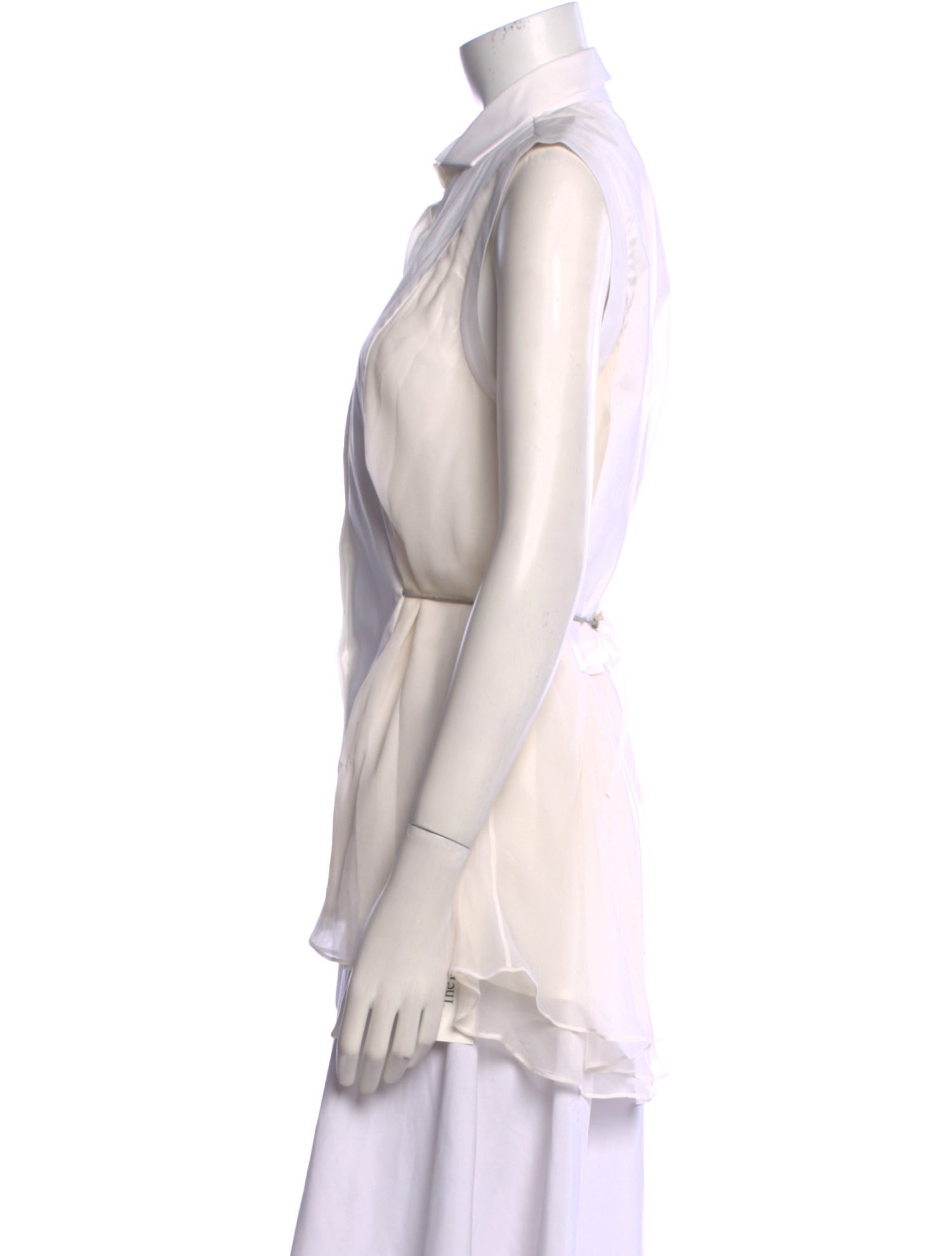 Brunello Cucinelli Sleeveless Button-Up Top