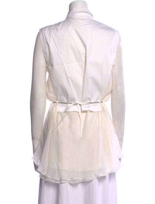 Brunello Cucinelli Sleeveless Button-Up Top