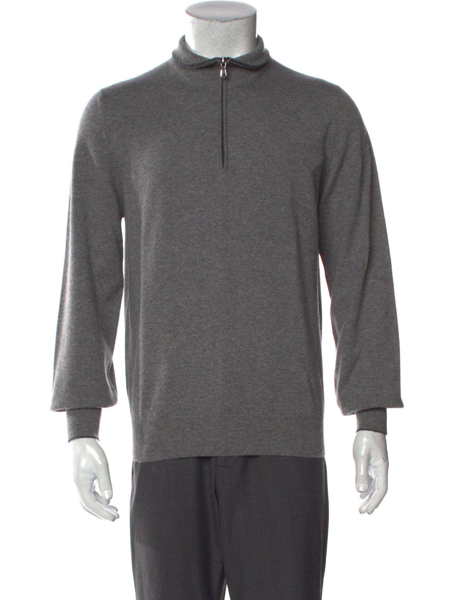 Brunello Cucinelli Cashmere Collar Polo Sweater