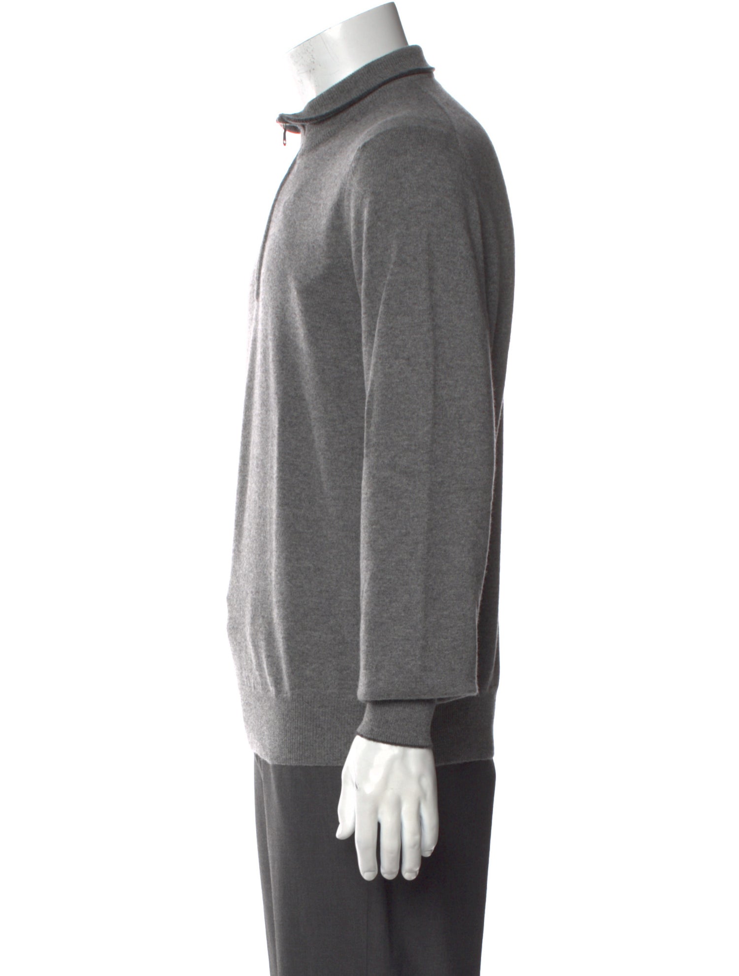 Brunello Cucinelli Cashmere Collar Polo Sweater