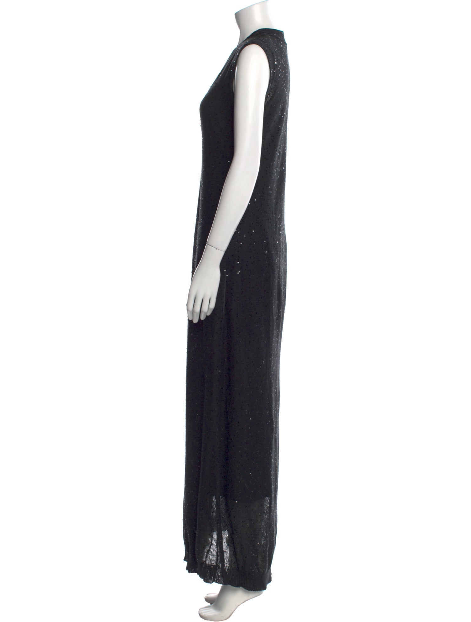 Brunello Cucinelli V-Neck Long Dress