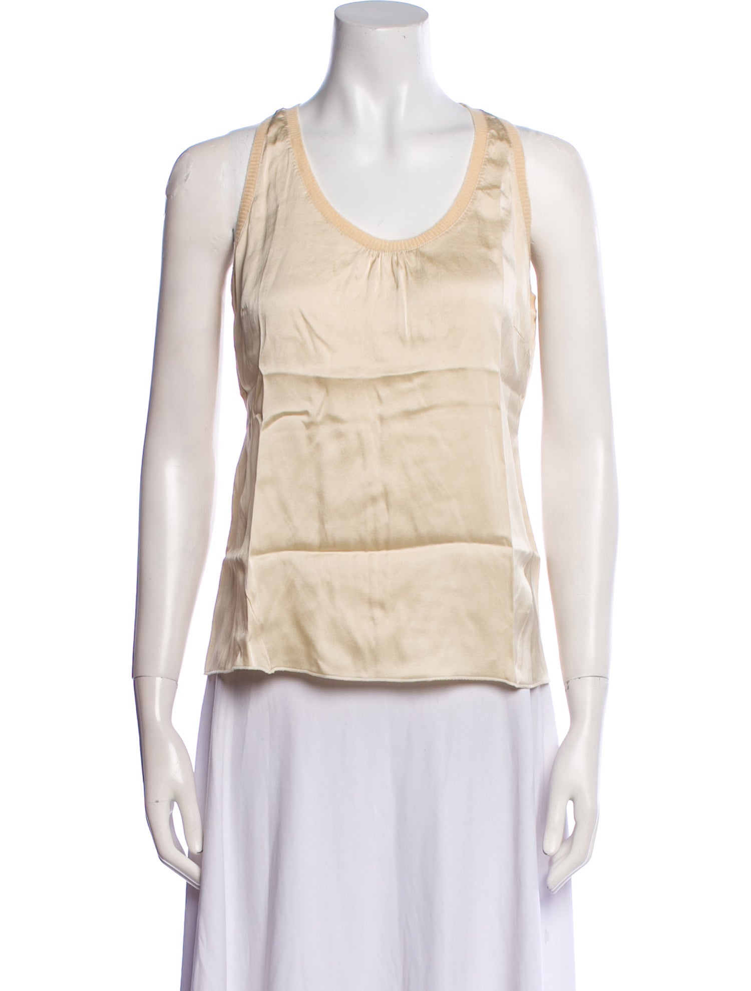 Brunello Cucinelli Cashmere Scoop Neck Top