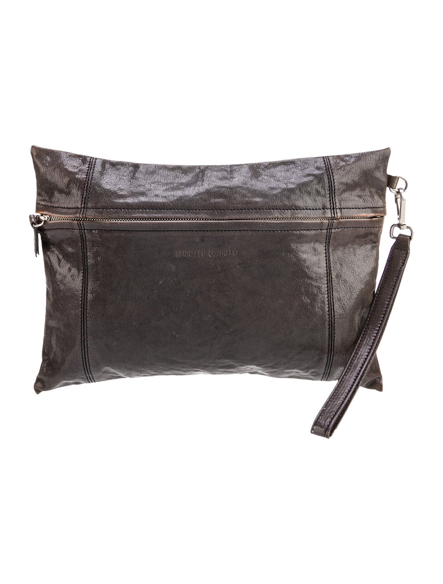 Brunello Cucinelli Leather Clutch