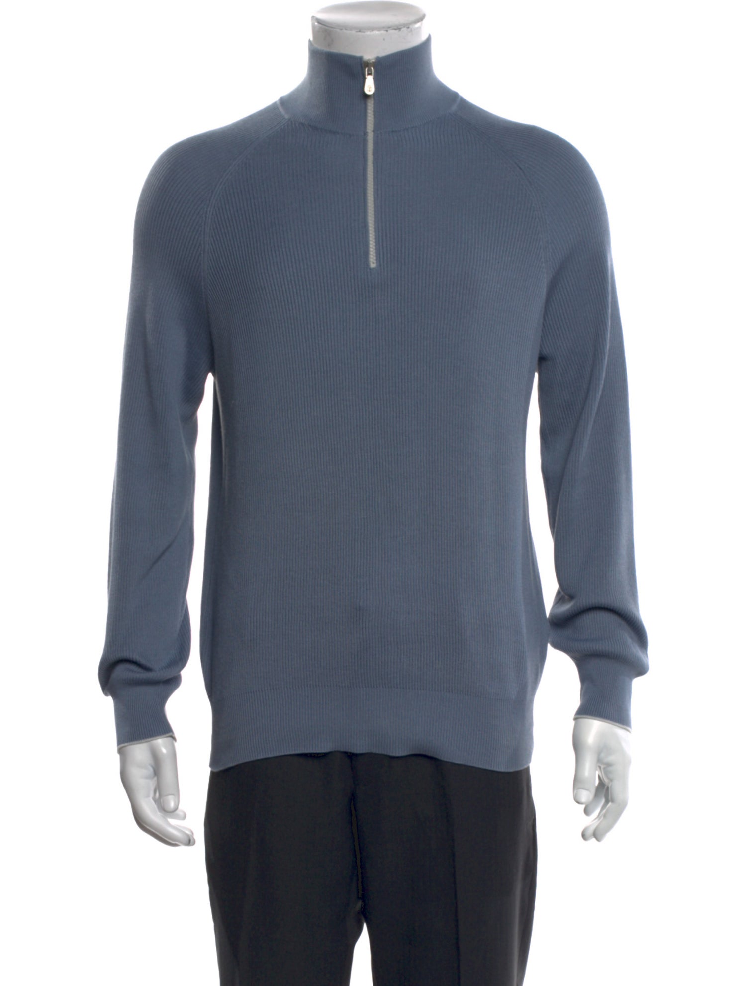 Brunello Cucinelli Mock Neck Long Sleeve Cardigan