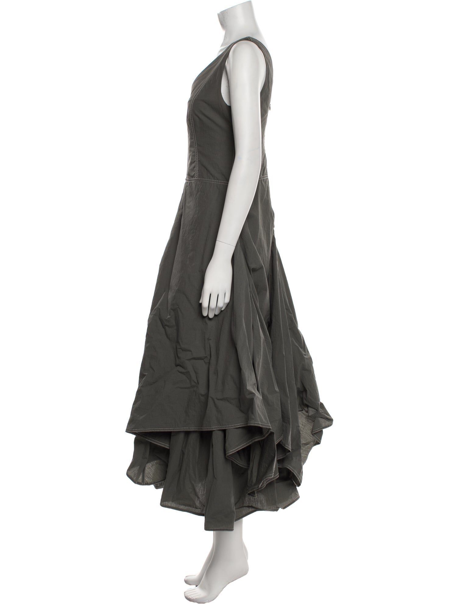 Brunello Cucinelli V-Neck Long Dress