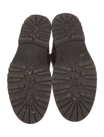 Brunello Cucinelli Monili Leather Combat Boots