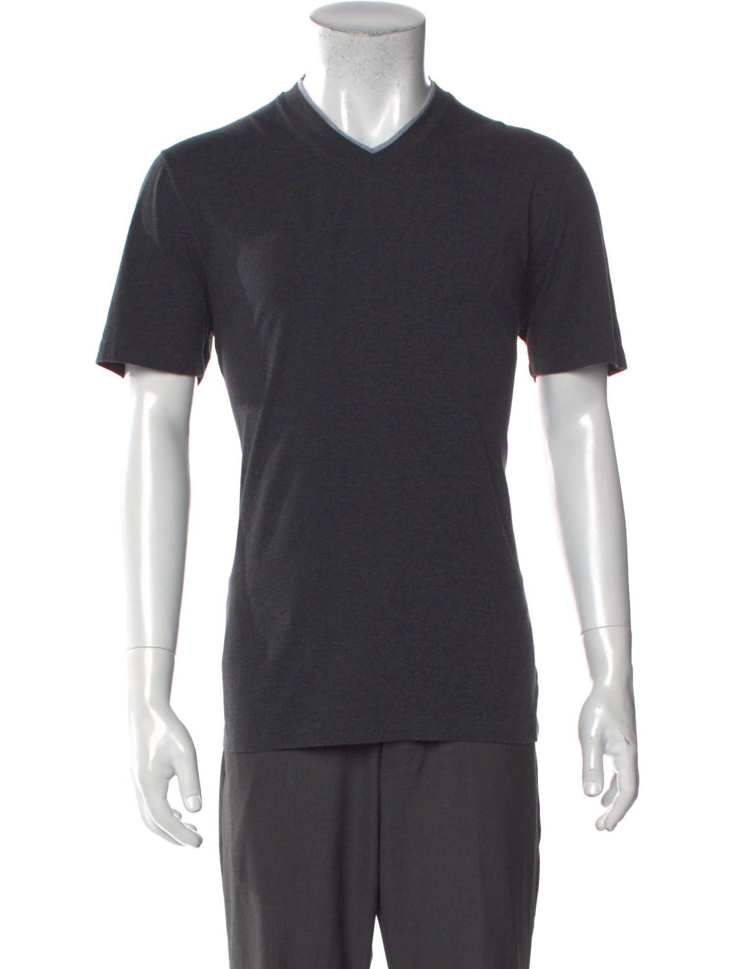 Brunello Cucinelli V-Neck Short Sleeve T-Shirt