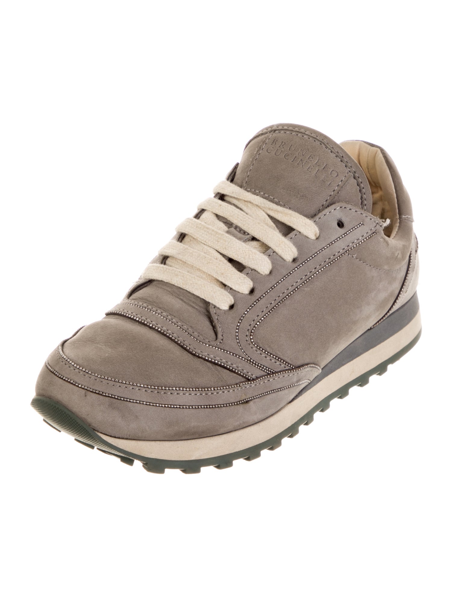 Brunello Cucinelli Monili Suede Sneakers