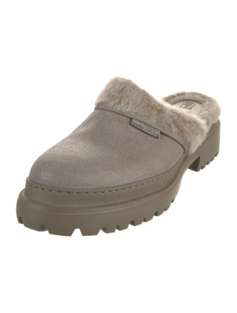 Brunello Cucinelli Suede Mules