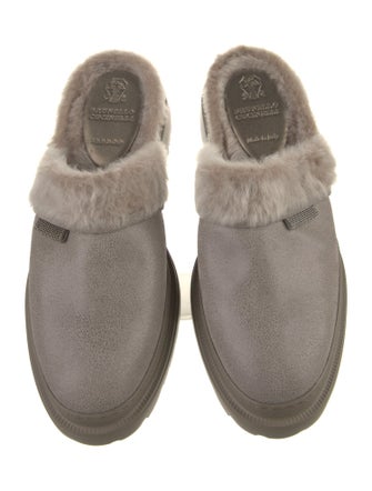 Brunello Cucinelli Suede Mules