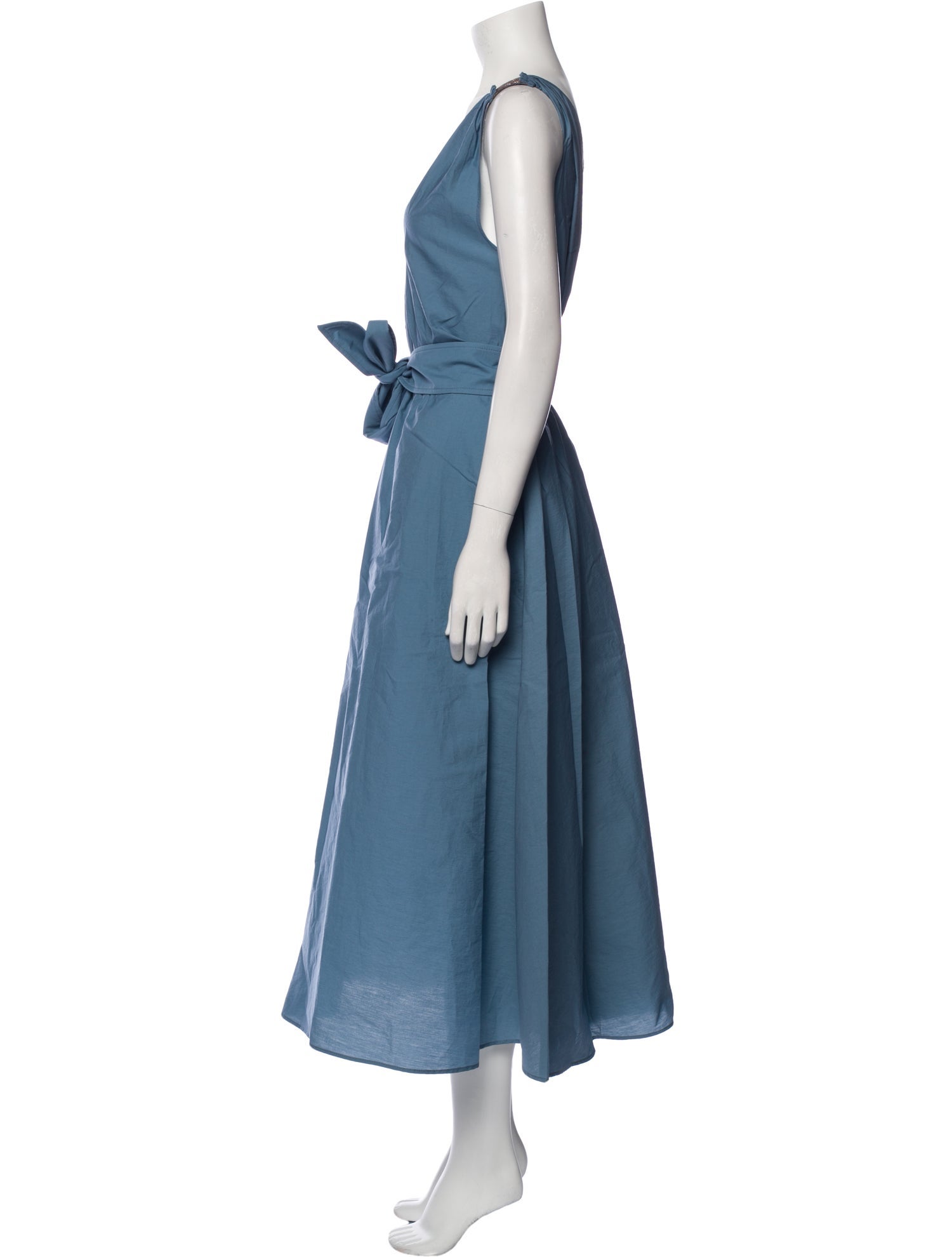 Brunello Cucinelli V-Neck Long Dress