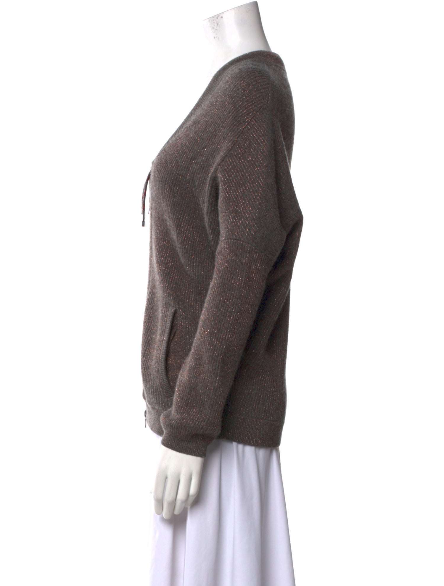 Brunello Cucinelli Cashmere V-Neck Sweater