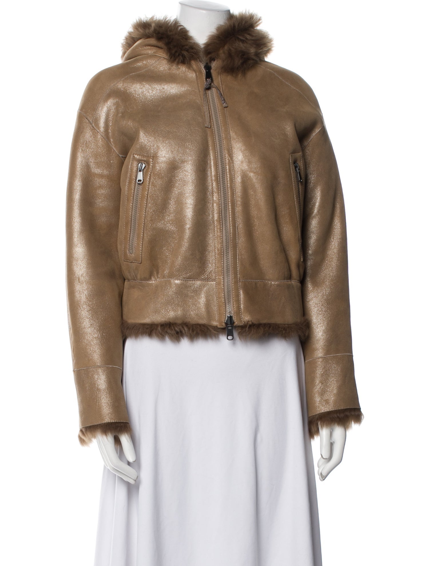 Brunello Cucinelli Leather Jacket