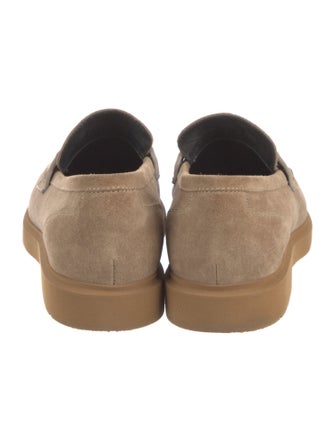 Brunello Cucinelli Monili Suede Loafers