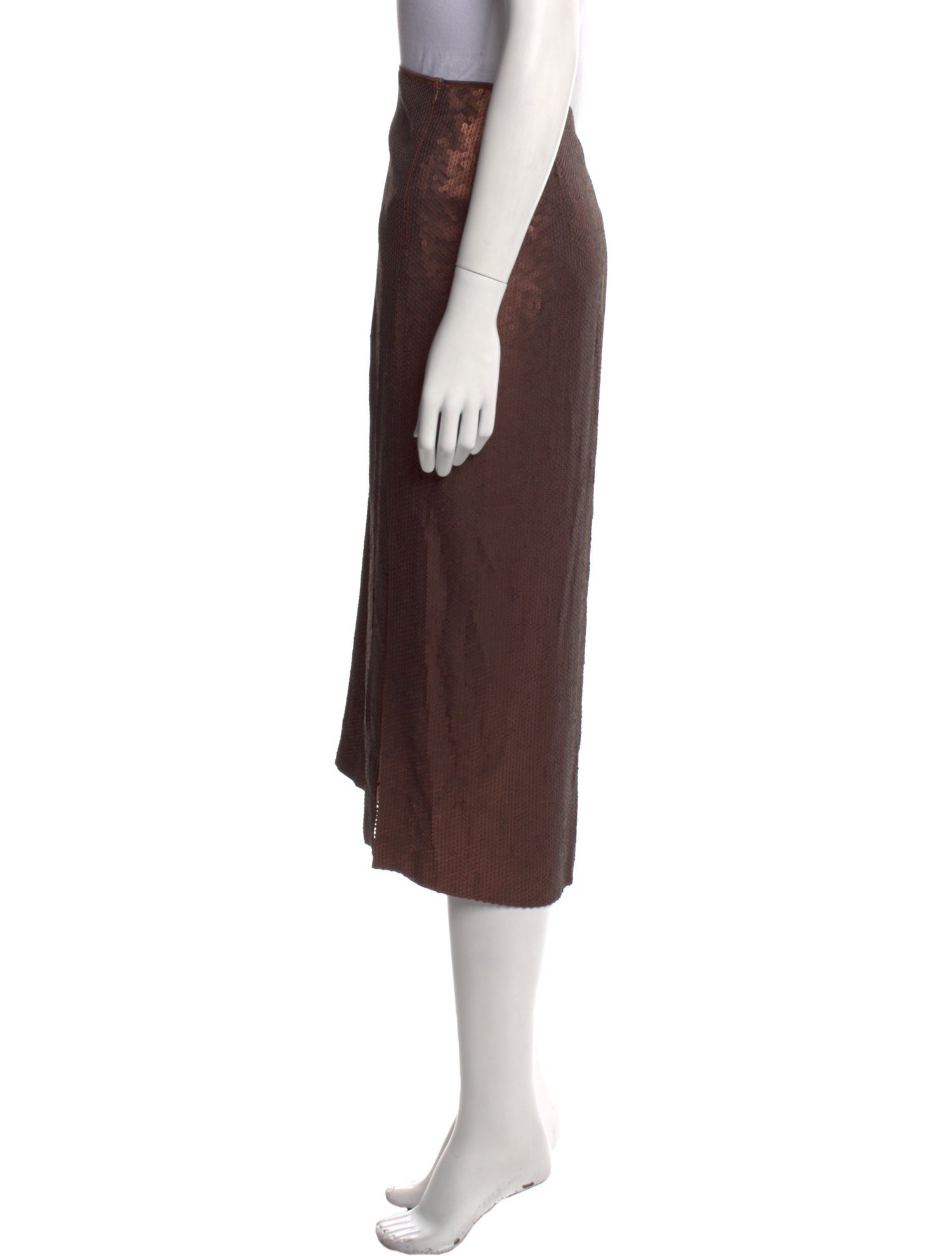 Brunello Cucinelli Sequin Embellishments Midi Length Skirt