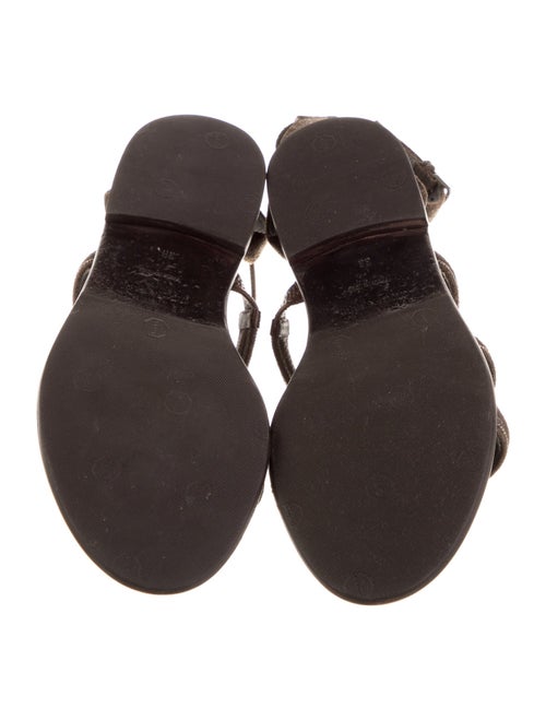 Brunello Cucinelli Suede Slingback Sandals