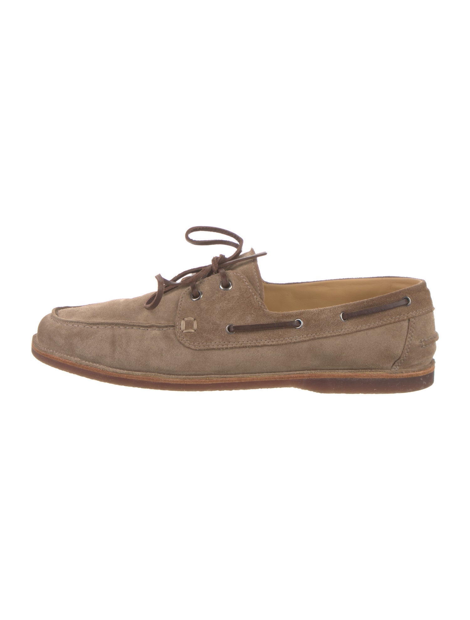 Brunello Cucinelli Suede Boat Shoes