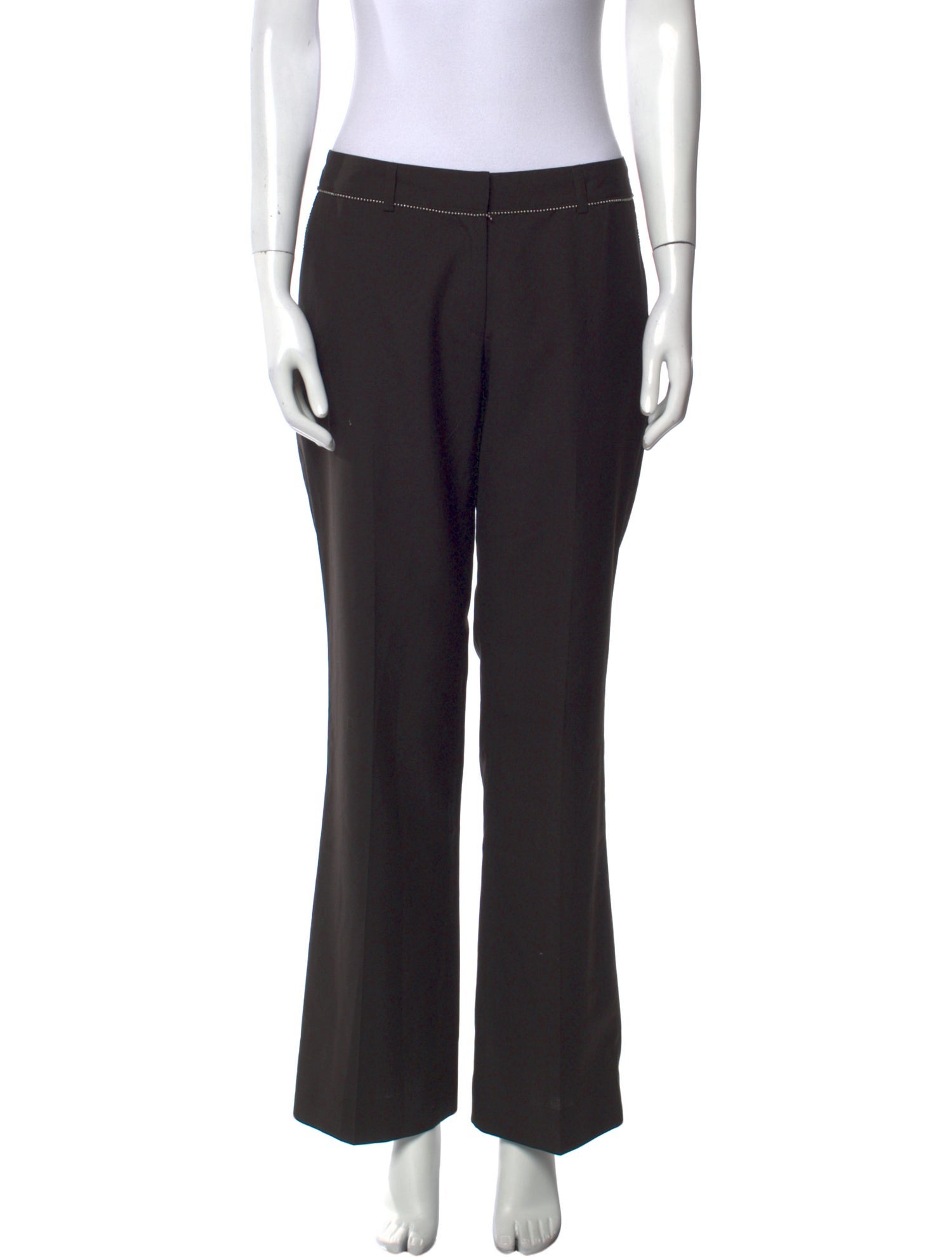 Brunello Cucinelli Virgin Wool Wide Leg Pants