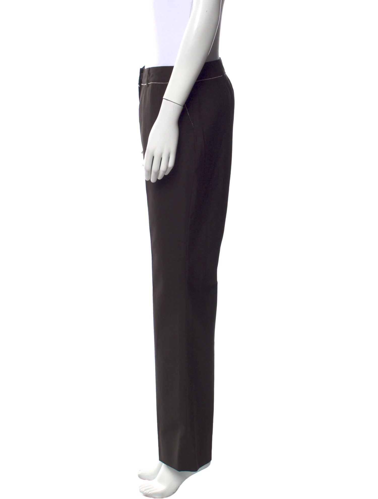 Brunello Cucinelli Virgin Wool Wide Leg Pants