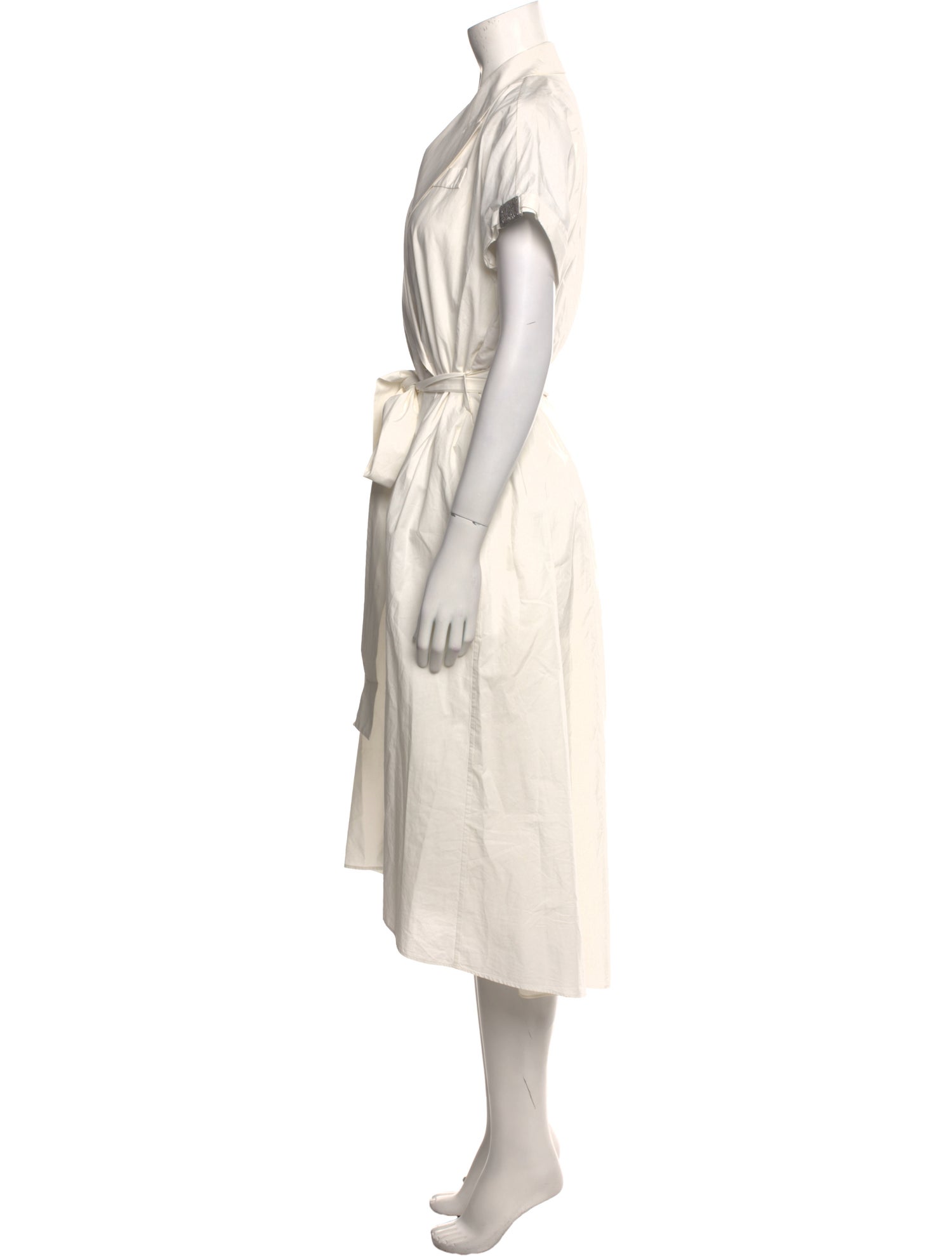 Brunello Cucinelli V-Neck Long Dress