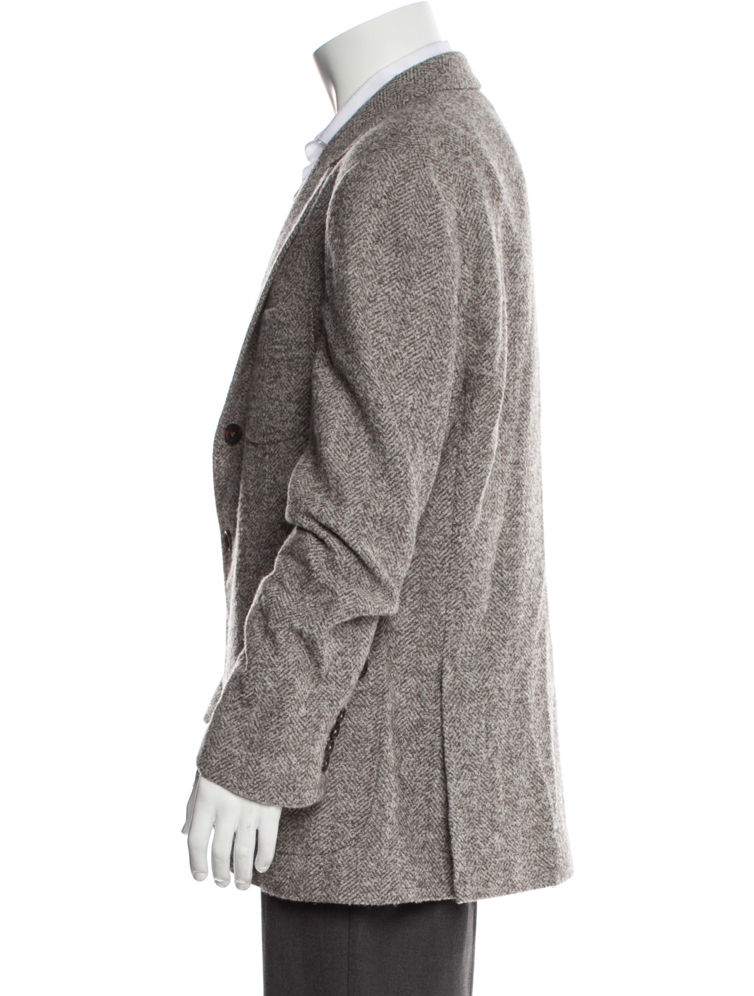 Brunello Cucinelli Tweed Pattern Blazer