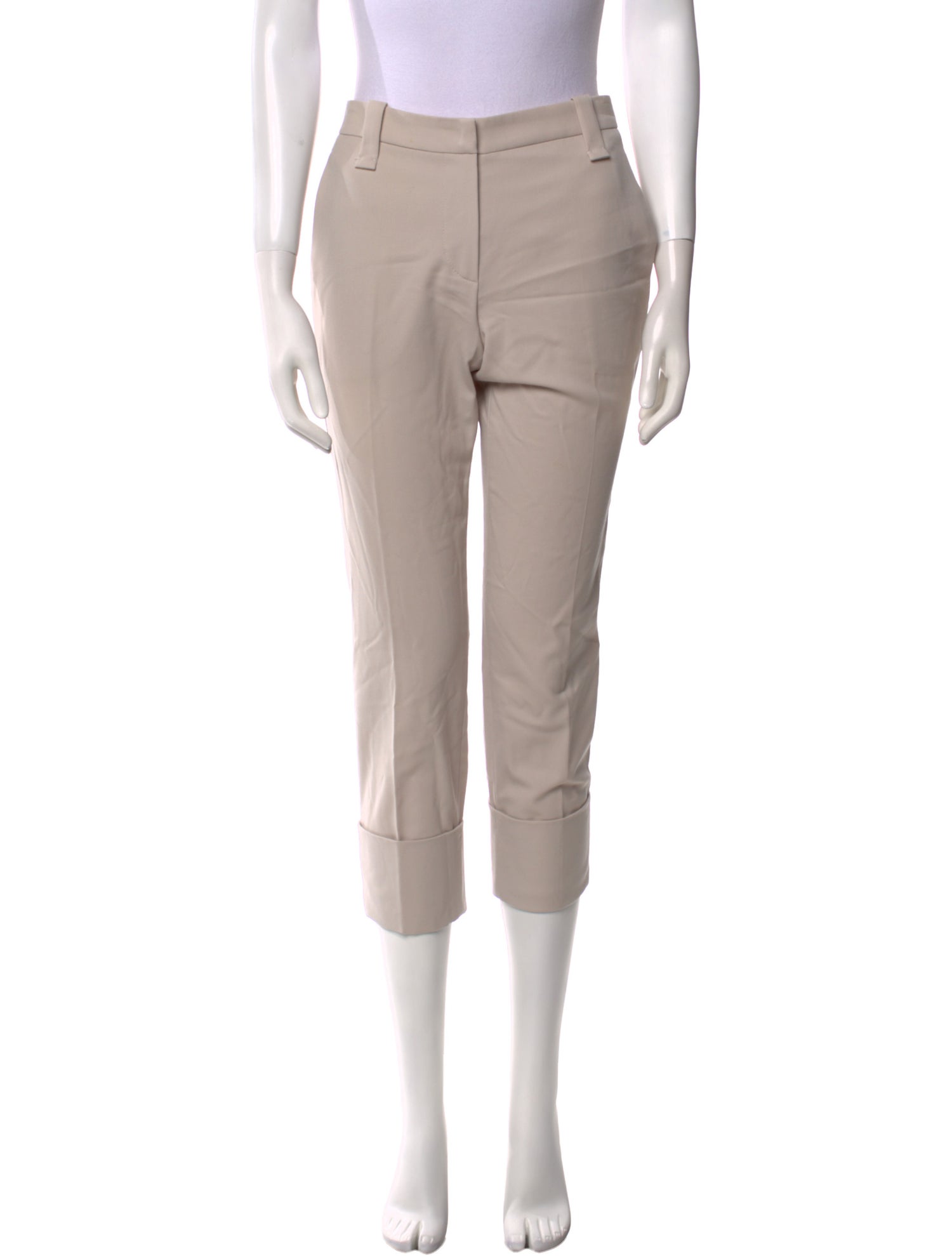 Brunello Cucinelli Virgin Wool Straight Leg Pants