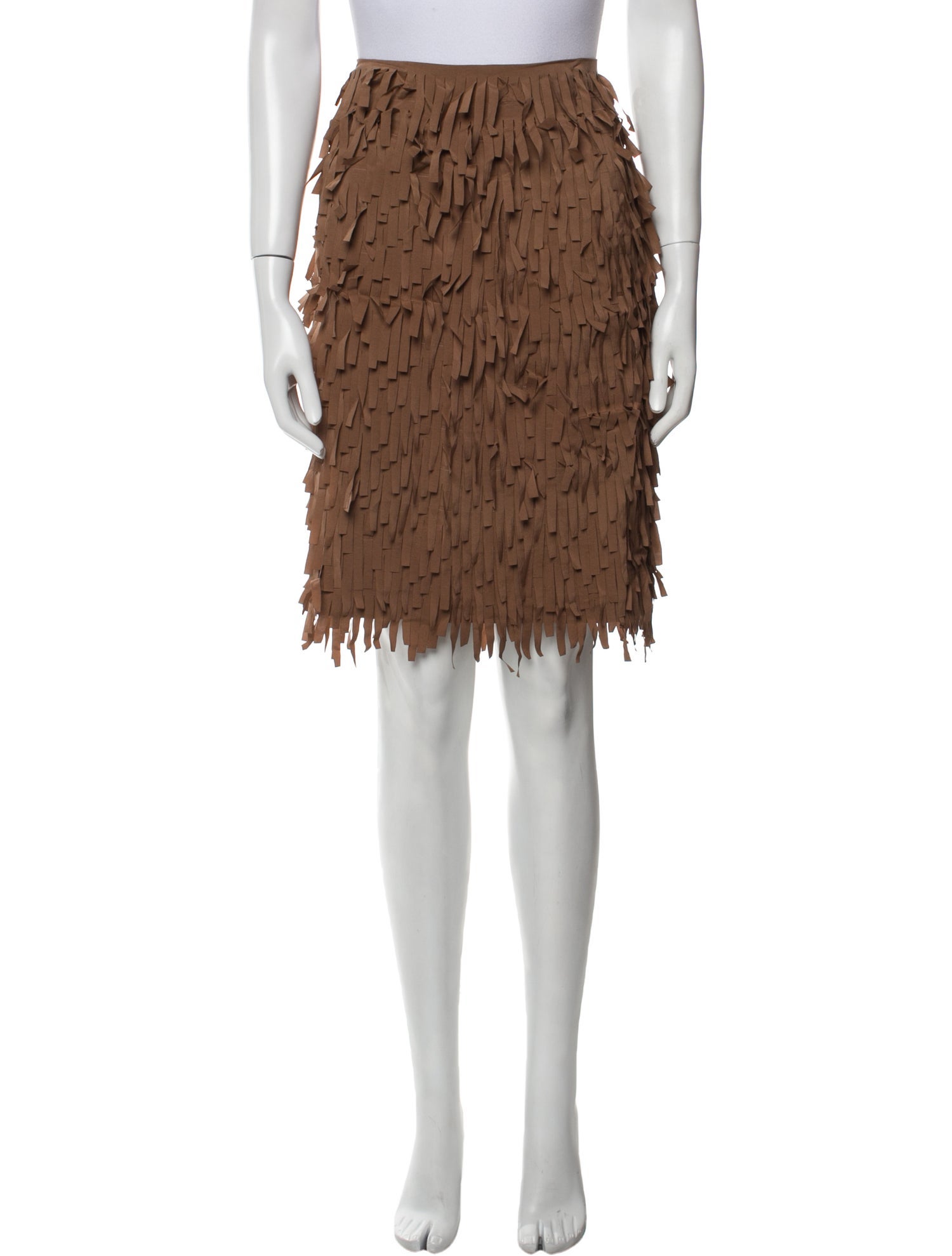 Brunello Cucinelli Silk Knee-Length Skirt