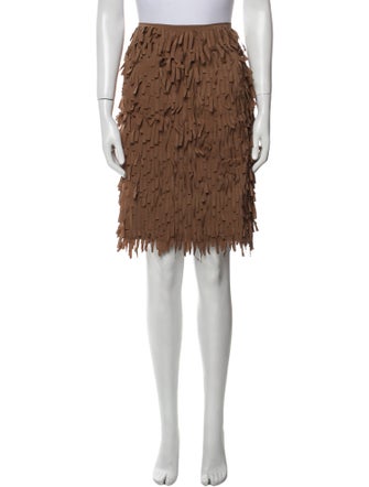 Brunello Cucinelli Silk Knee-Length Skirt