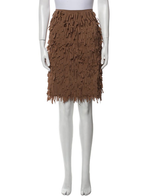 Brunello Cucinelli Silk Knee-Length Skirt