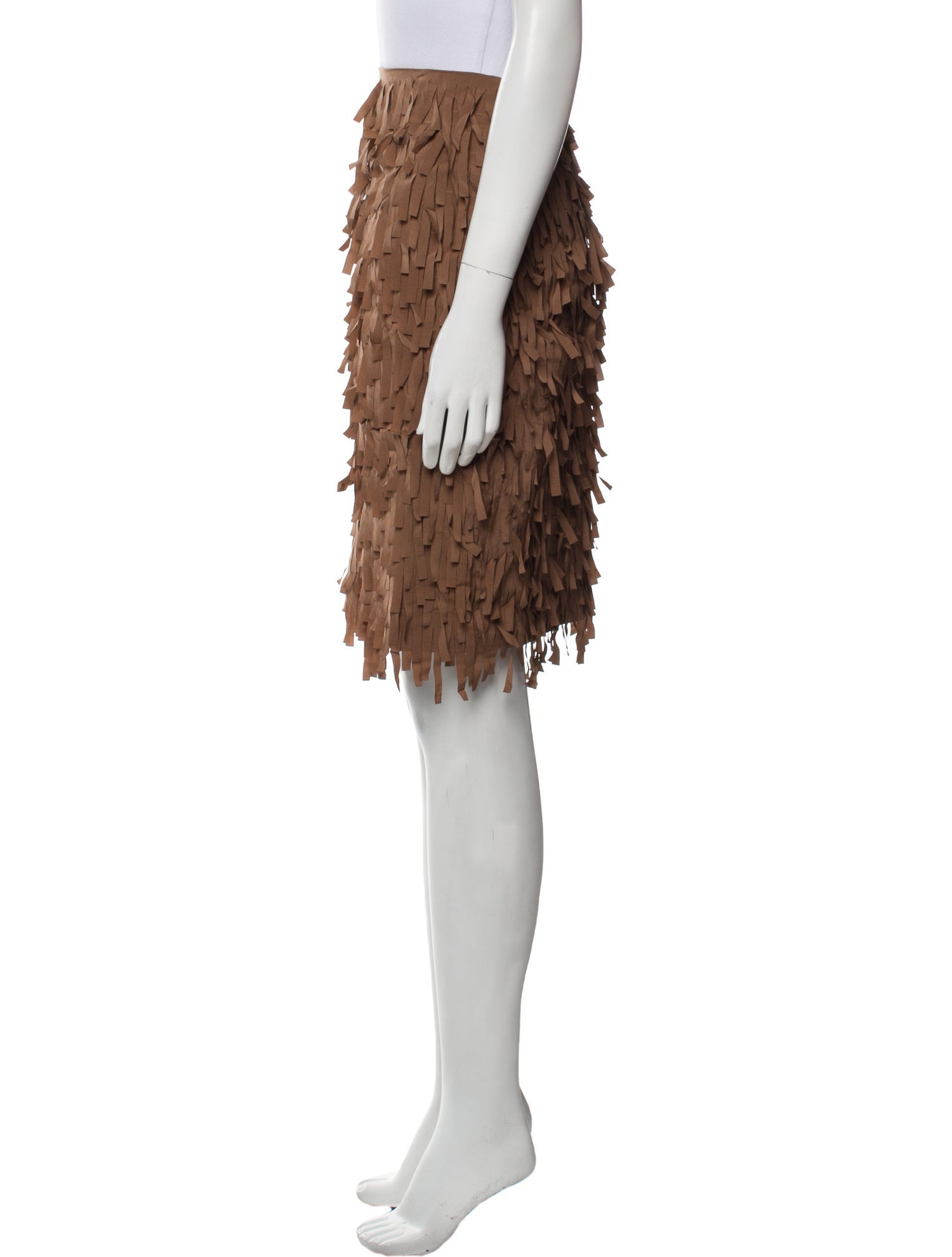 Brunello Cucinelli Silk Knee-Length Skirt