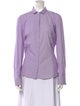 Brunello Cucinelli Long Sleeve Button-Up Top