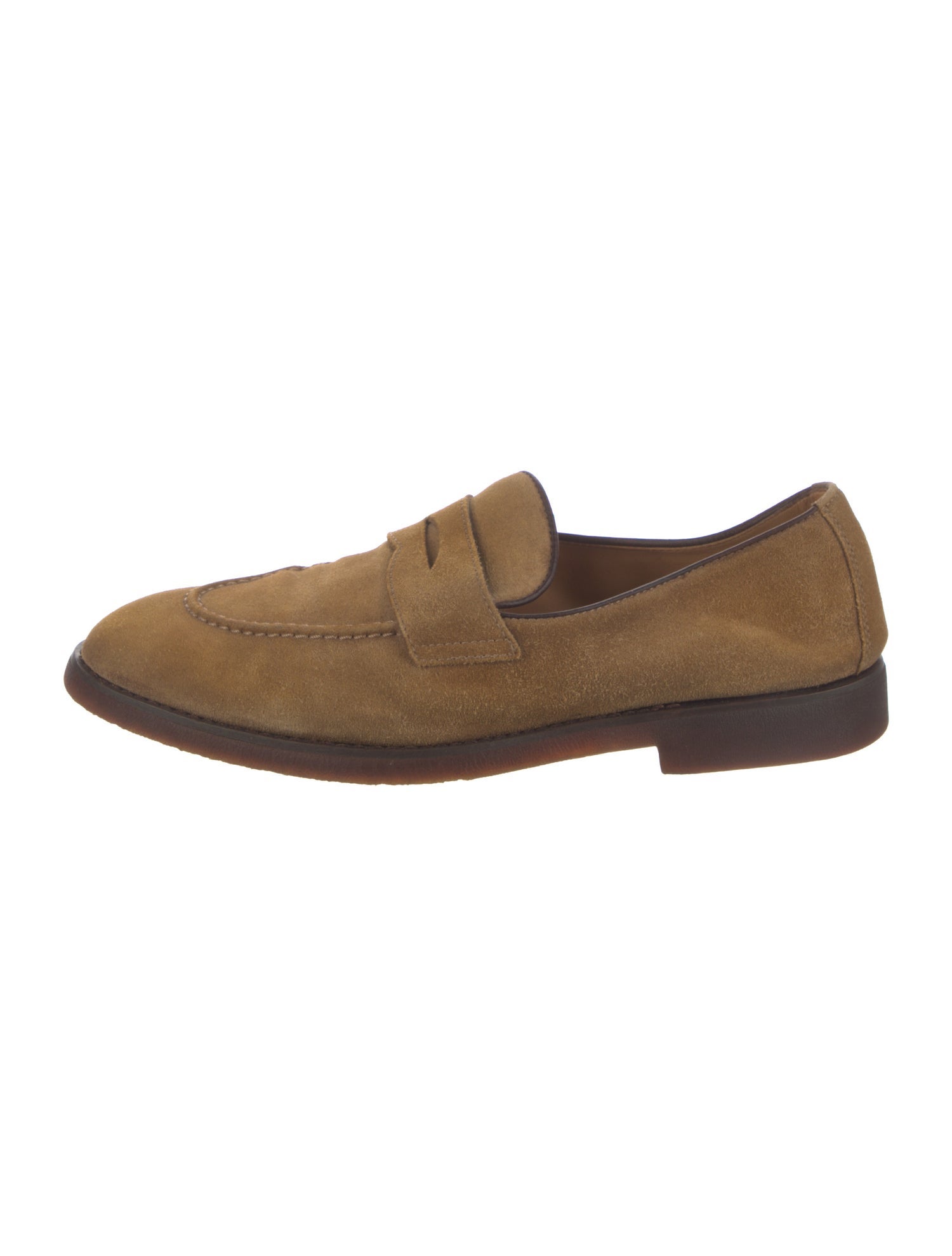 Brunello Cucinelli Suede Dress Loafers