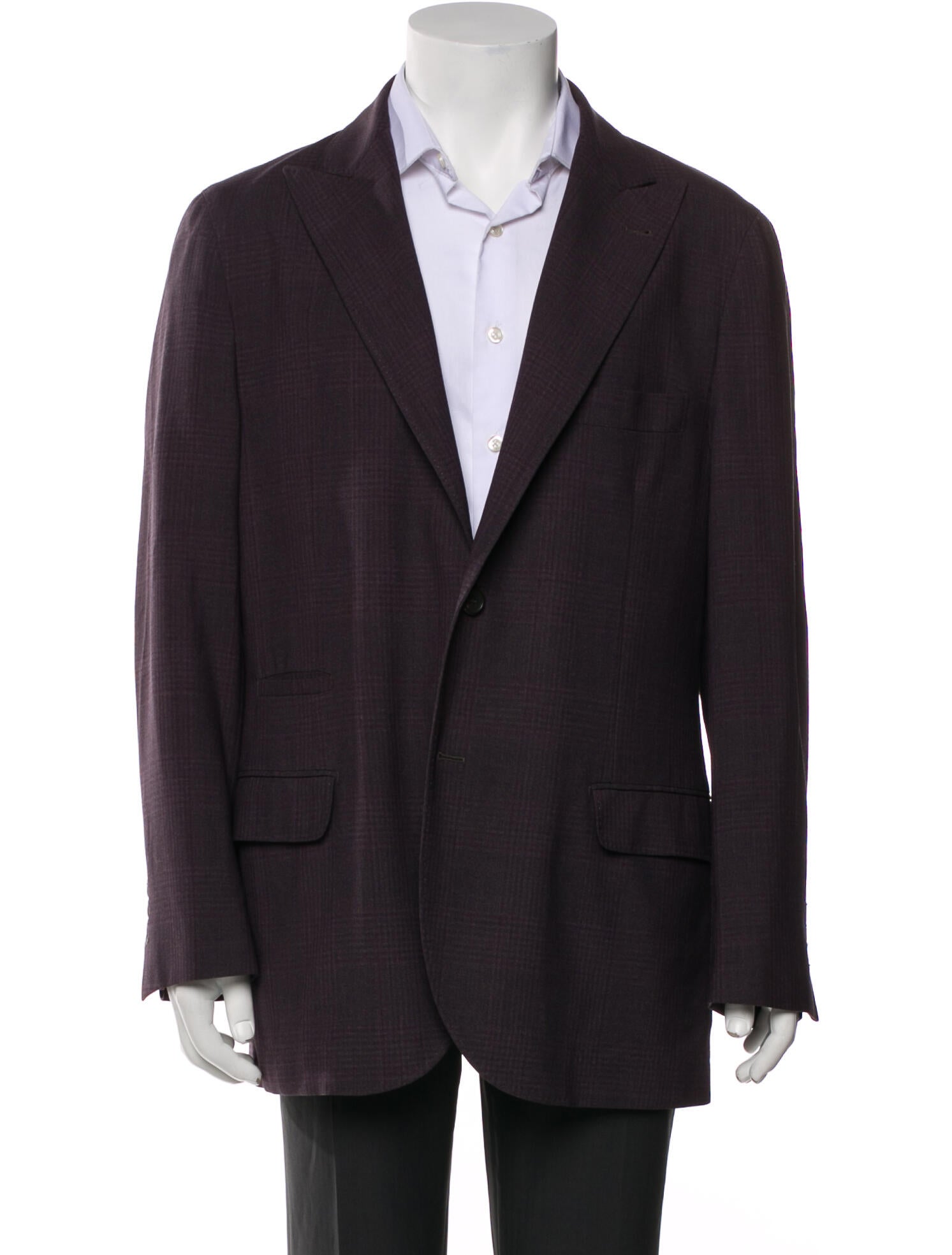 Brunello Cucinelli Plaid Print Blazer
