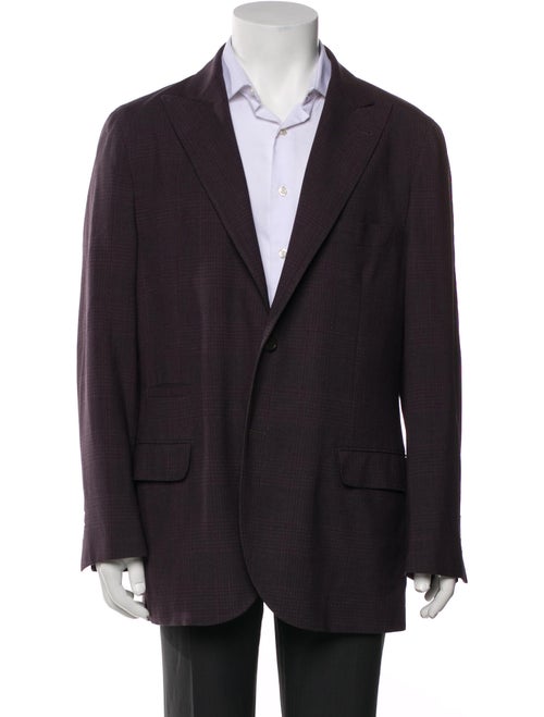 Brunello Cucinelli Plaid Print Blazer